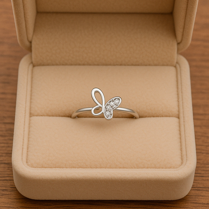 Butterfly Silver Ring