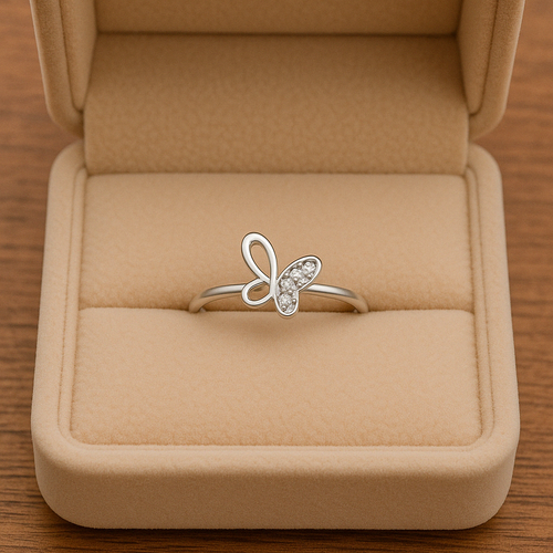 Butterfly Silver Ring