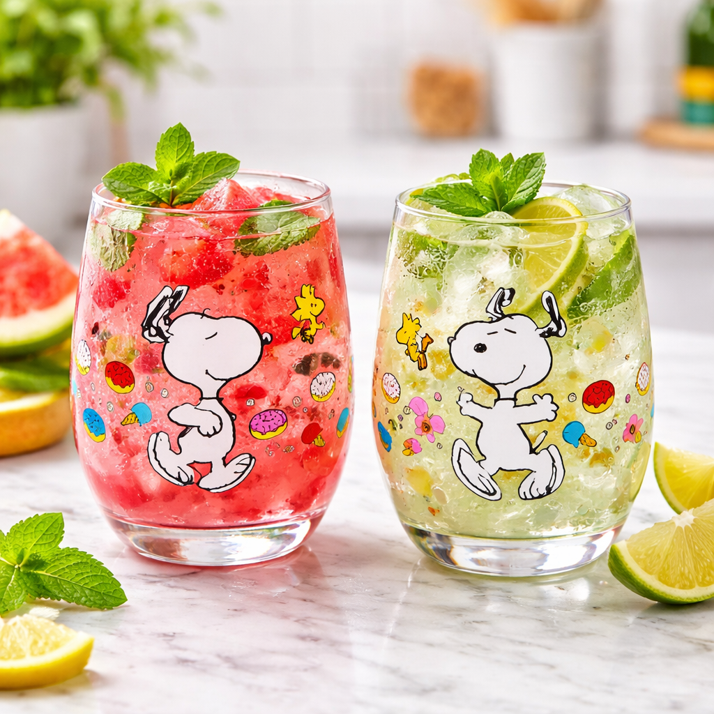 Snoopy Aesthetic Glass