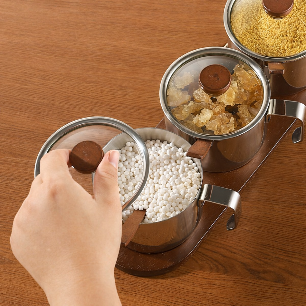 Stainless Steel Seasoning Jar Set