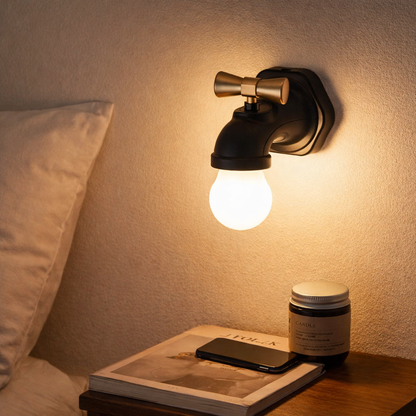 Tap-Style Wall Lamp