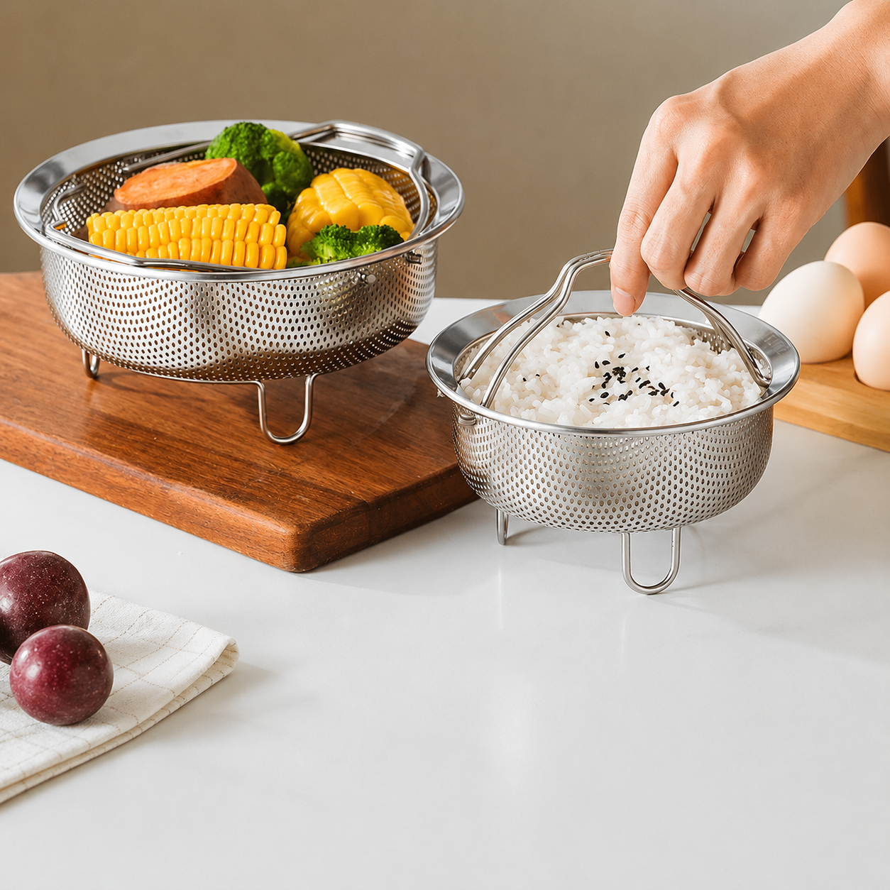 Liftease Steam Basket