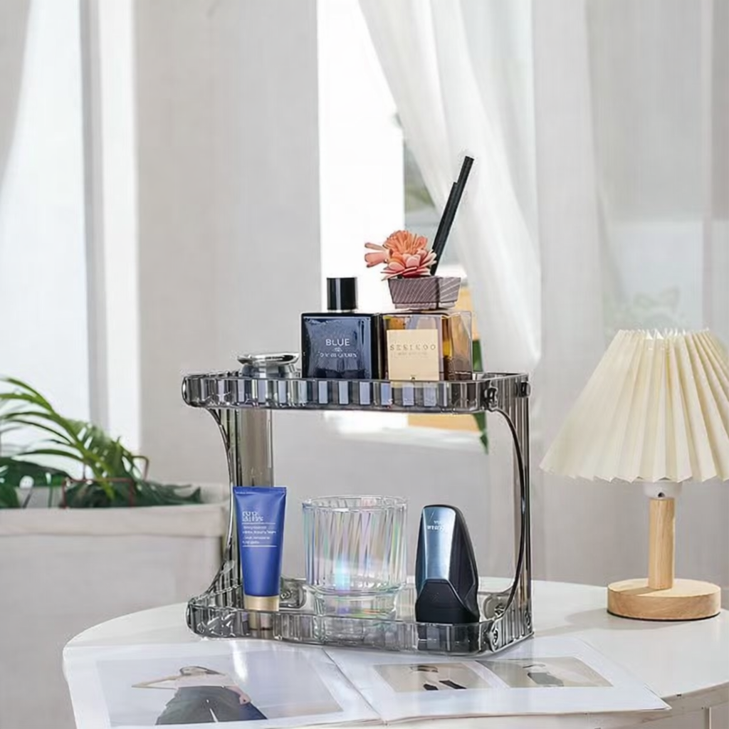 2-Tier Corner Shelf Organizer