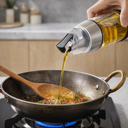 Auto Lid Oil Bottle