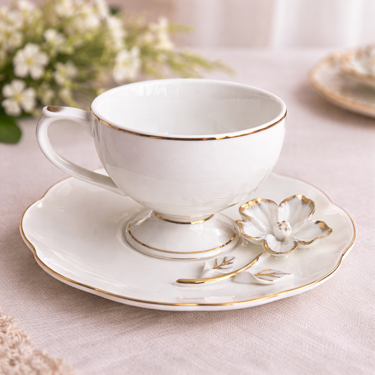 Floral Elegance Tea Set