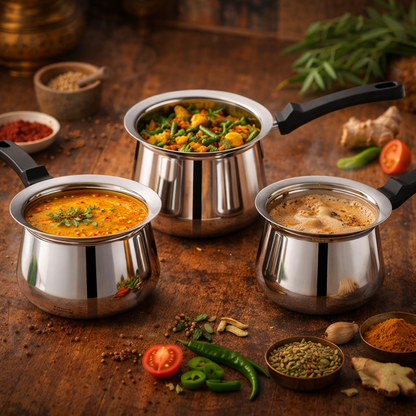 Stainless Steel Warmer Set