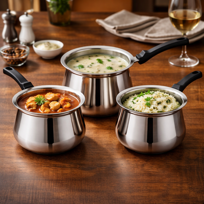 Stainless Steel Warmer Set