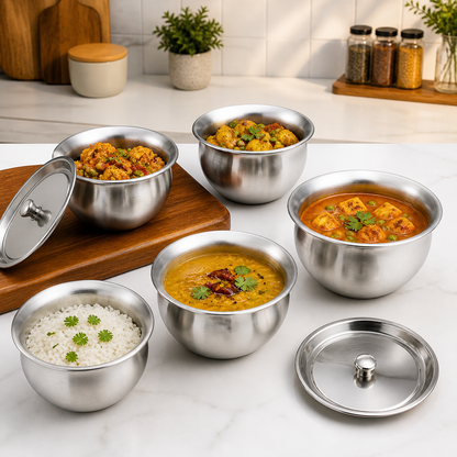 Stainless Steel Bowl with Lid