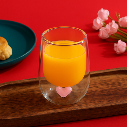 Crystal Heart Glass