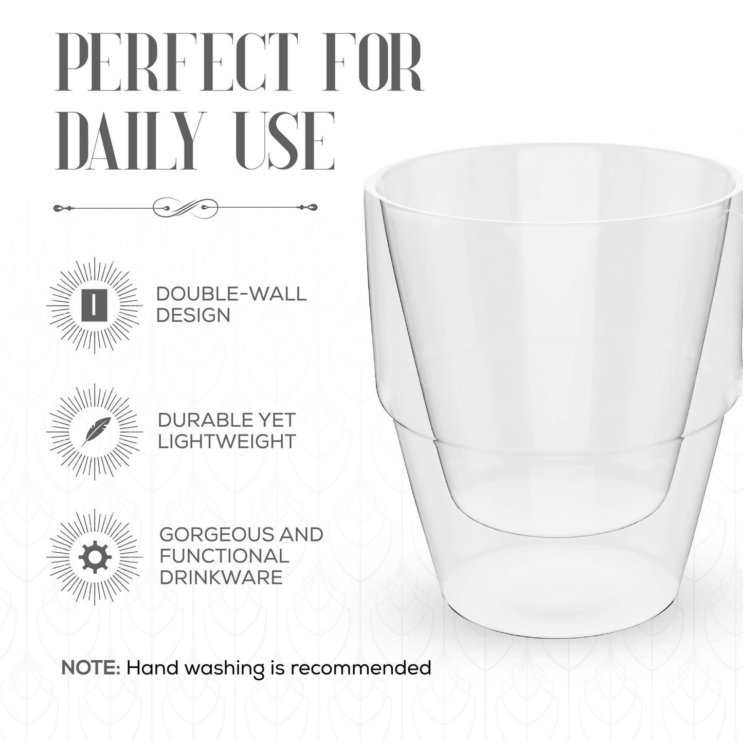 Double Wall Espresso Glasses