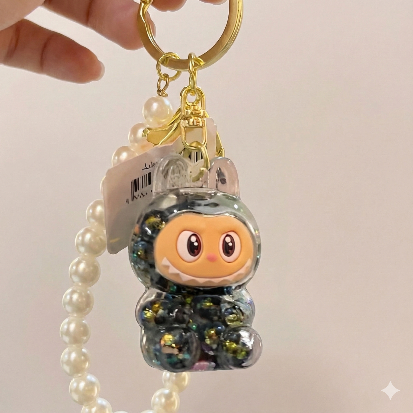 Labubu Pearl Keychain