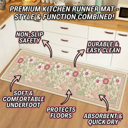 FloraGrip Kitchen Mat