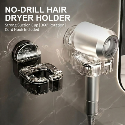 Wall Mounted Hair Dryer Stand Holder