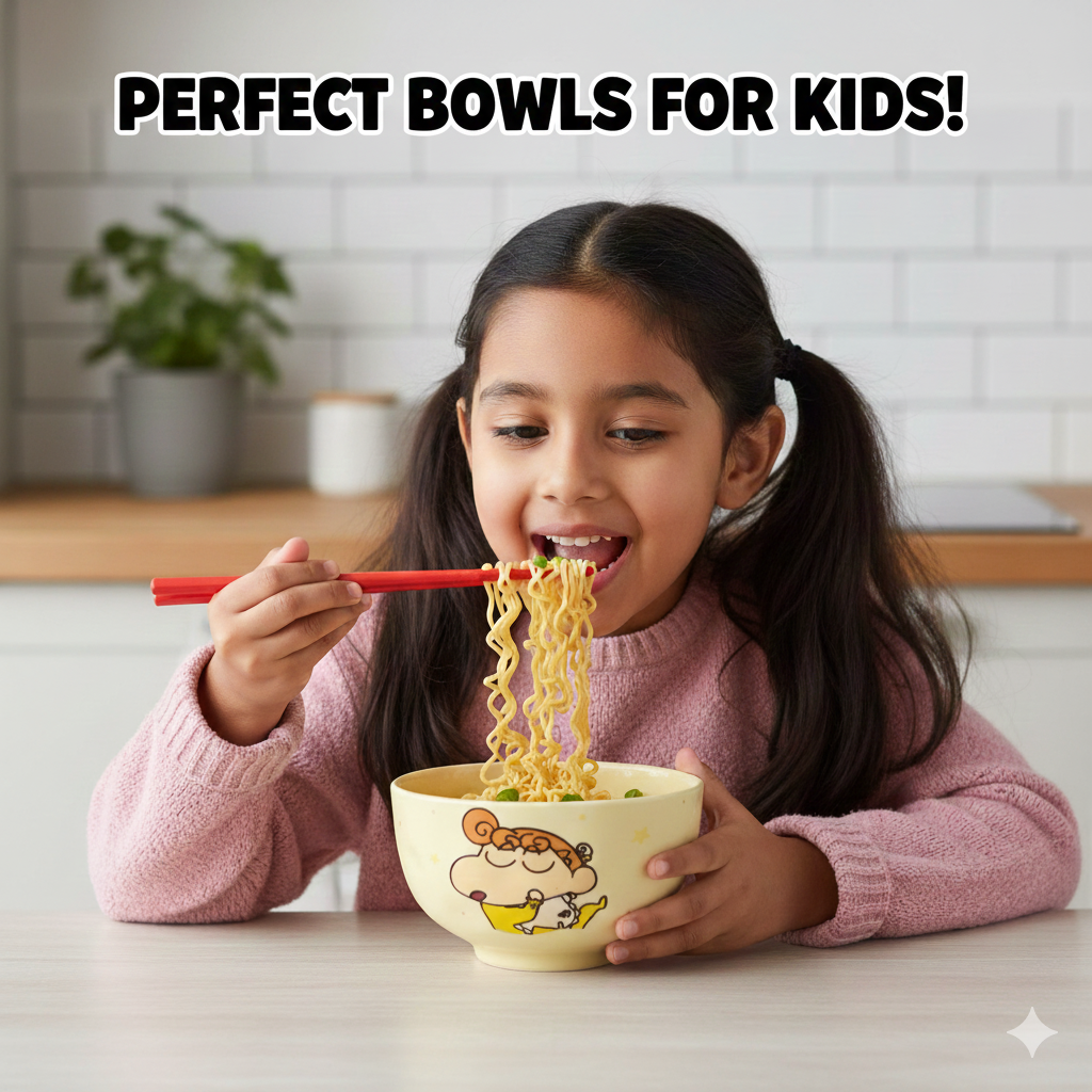 Shinchan & Friends Bowl Set