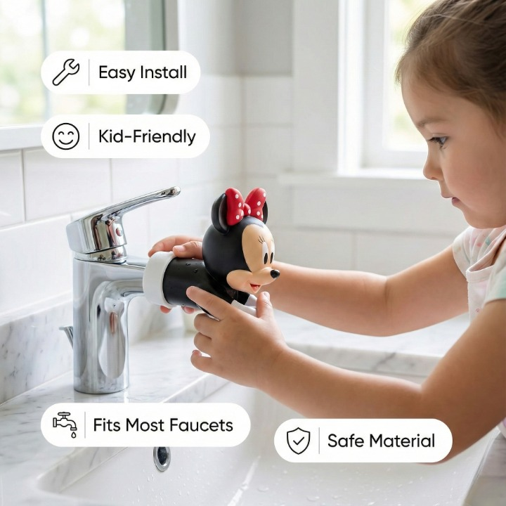 Minnie And Mickey Faucet Extender