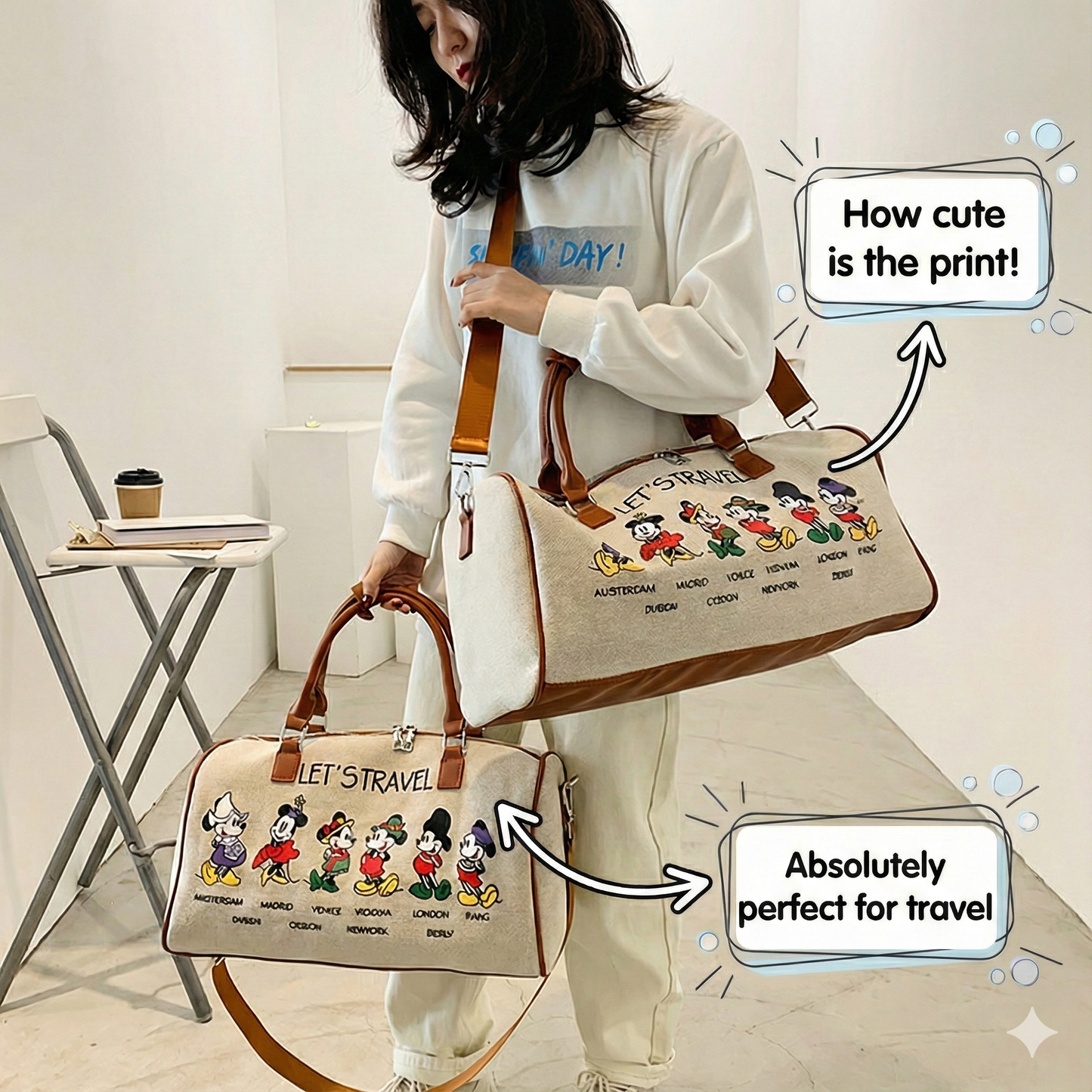 Disney Mickey Travel Duffel Bag
