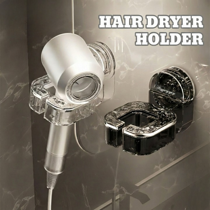 Wall Mounted Hair Dryer Stand Holder