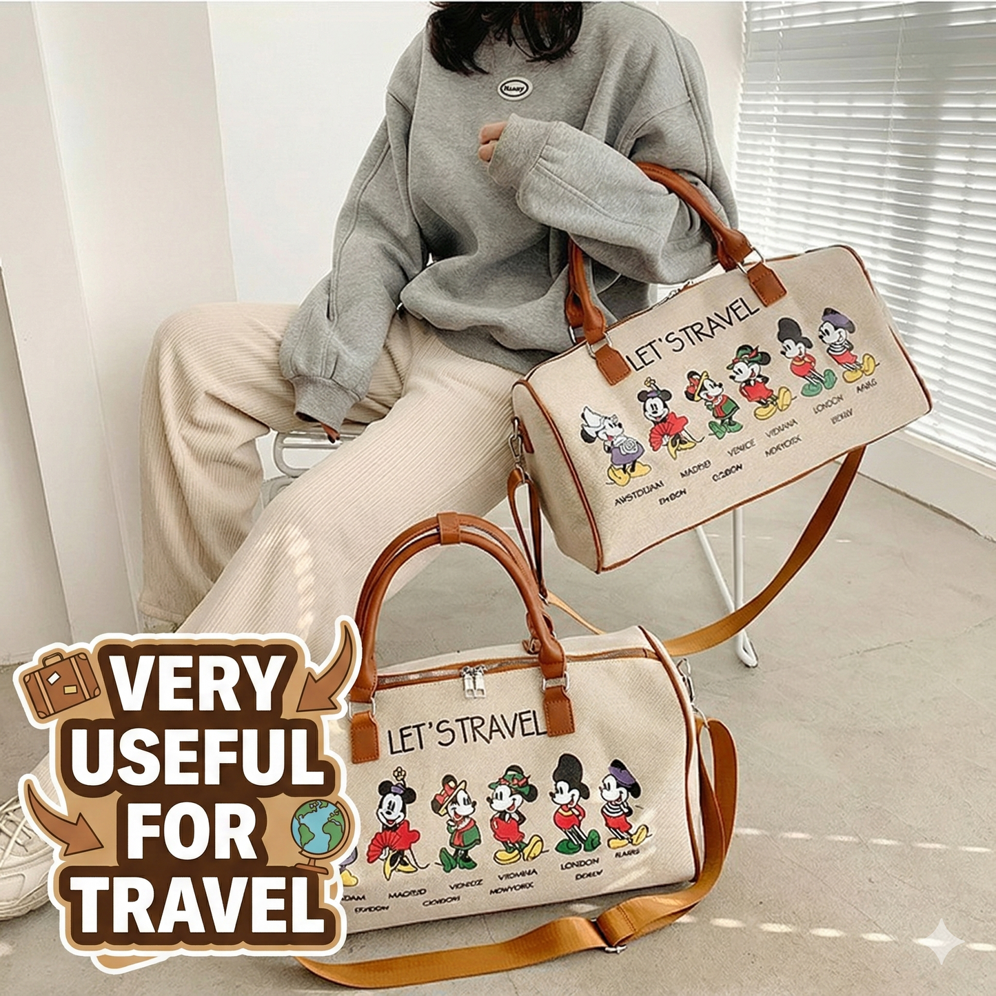 Disney Mickey Travel Duffel Bag