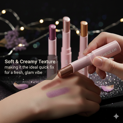 Eye Shadow Crystal Jelly Stick  (Pack of 6)