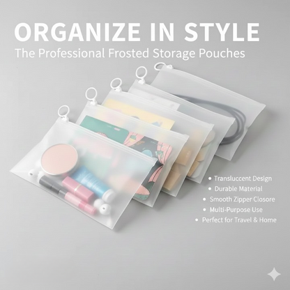 Transparent Storage Pouches