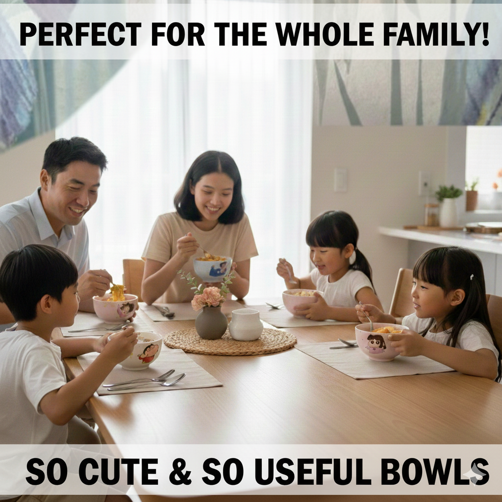 Shinchan & Friends Bowl Set