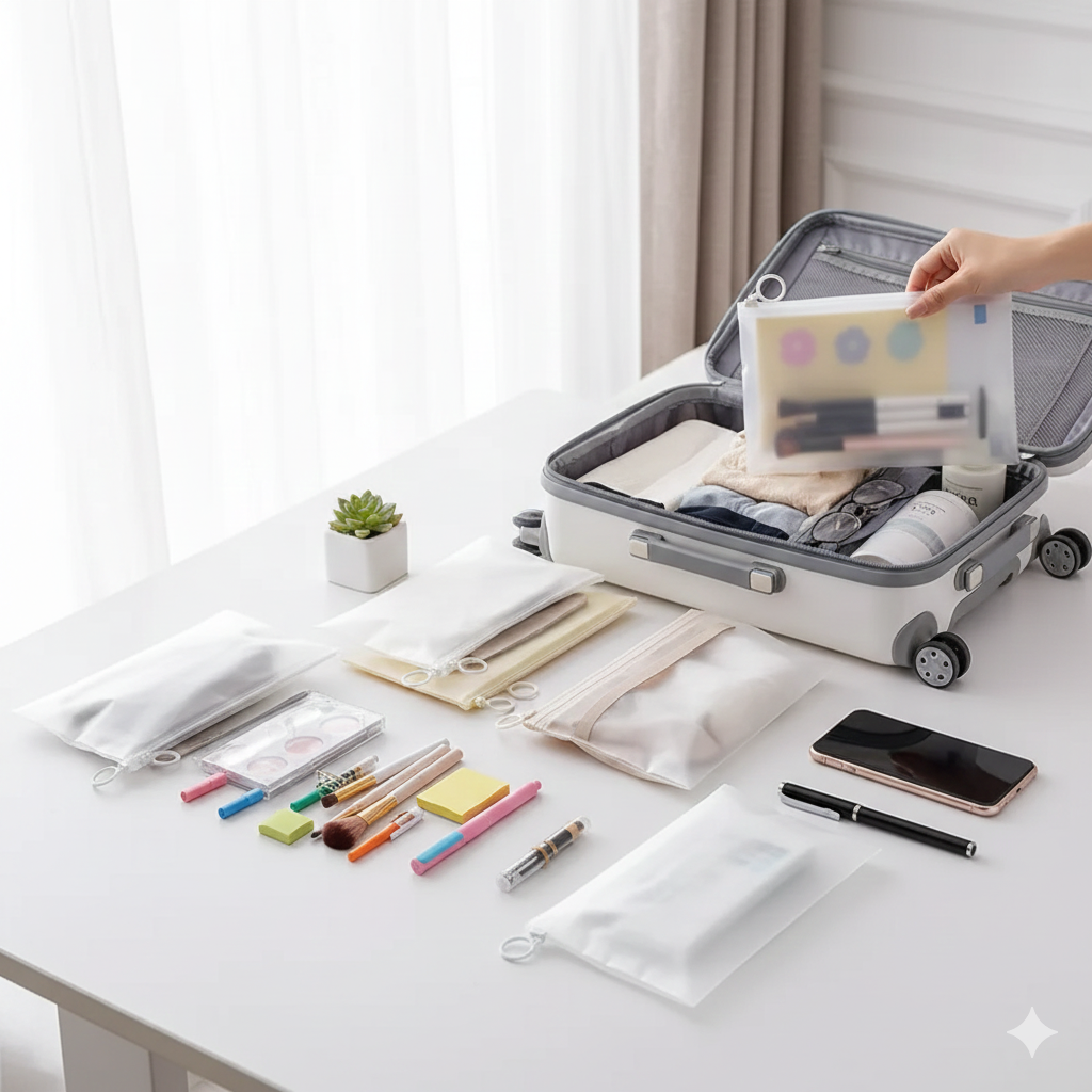 Transparent Storage Pouches