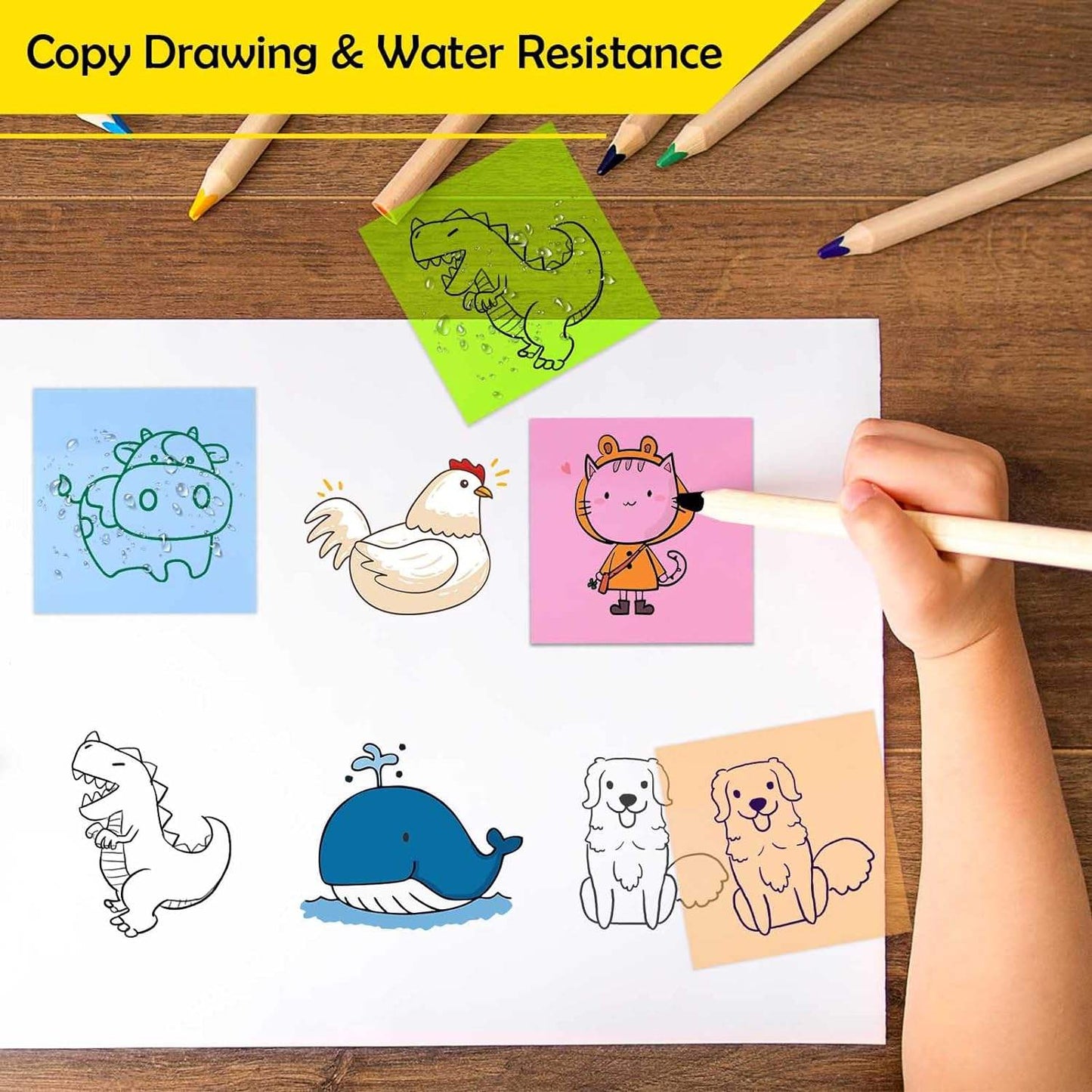 Transparent Sticky Note Pads