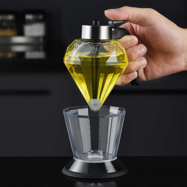 Diamond Glass Pot