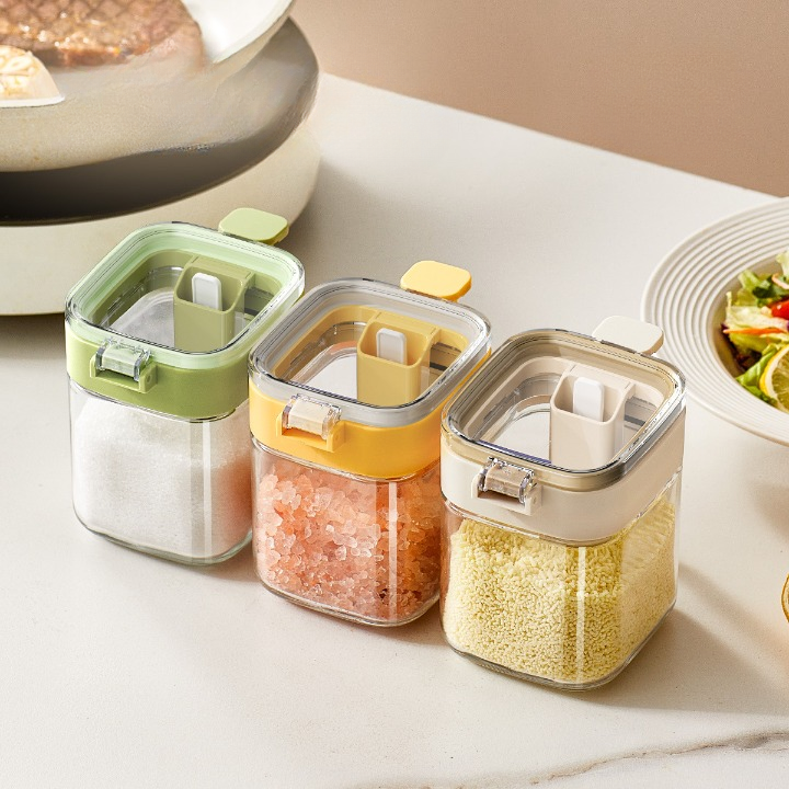 One-Touch Airtight Spice Jars