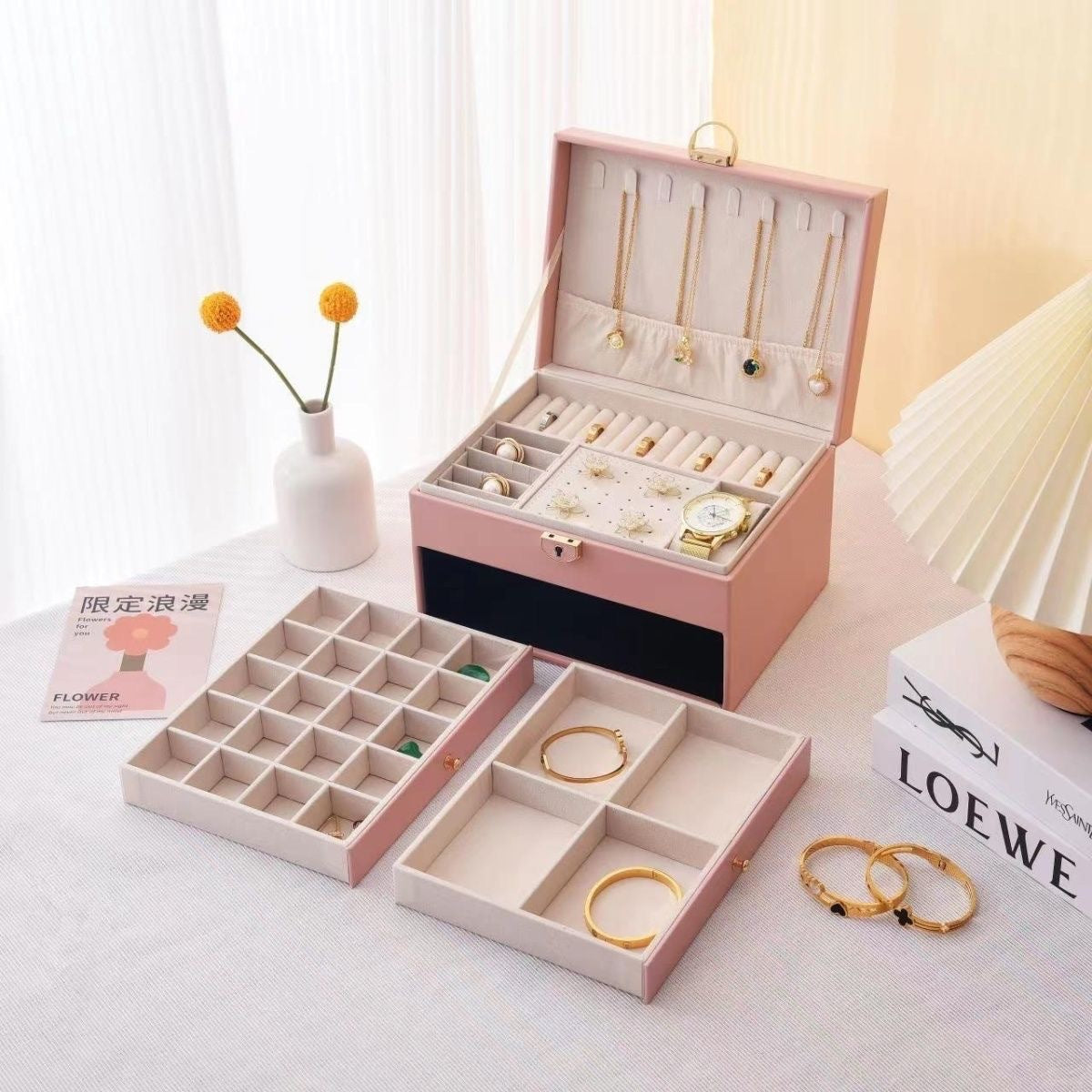 Multi-Layer Jewelry Organizer Box