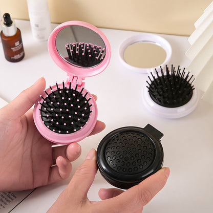 Mini Hair Comb with Mirror