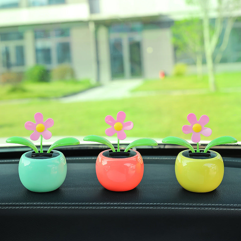 Dancing Flower Car Decor