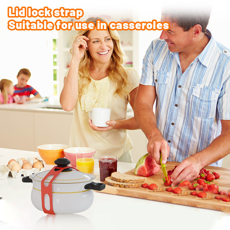 Silicone Lid Securing Strap