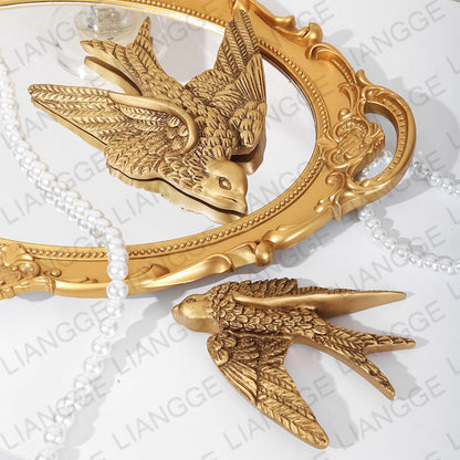 Gold Swallow Wall Decor