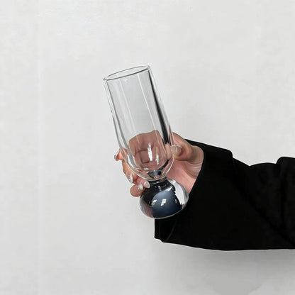 Modern Bubble Base Glass
