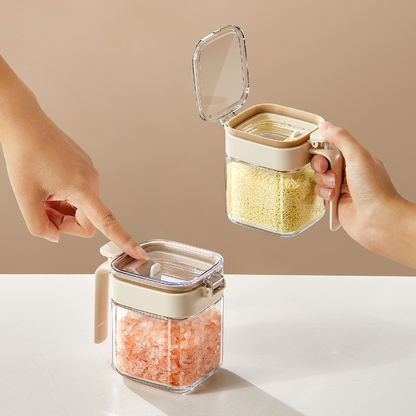 One-Touch Airtight Spice Jars
