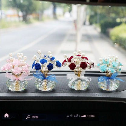 Crystal Flower Ornament