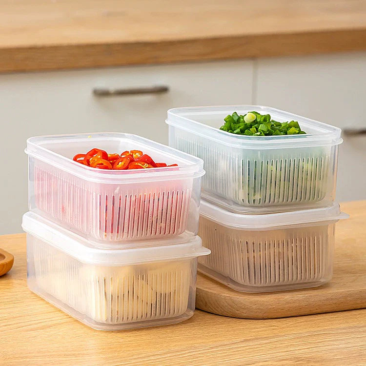 Draining Food Storage Box