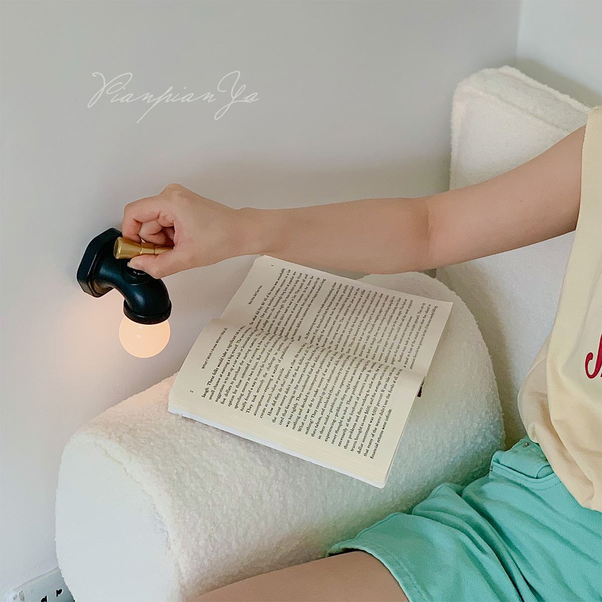 Tap-Style Wall Lamp