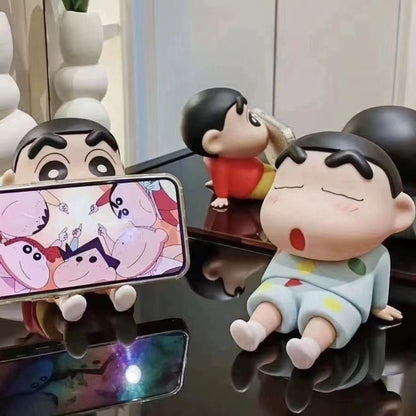 Shin-chan Keychain & Phone Buddy Holder( 2 Pcs Keychain+ 1 pc Phone holder )