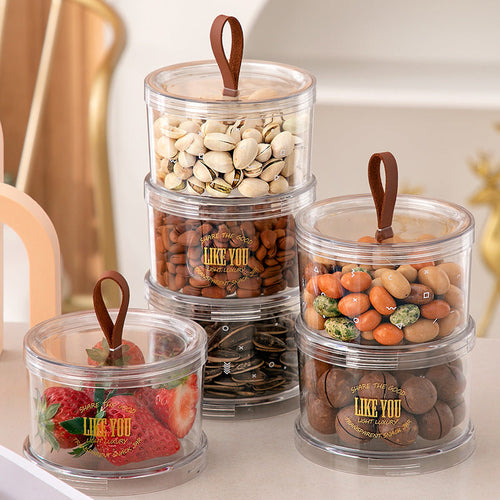 Stackable Transparent Jars