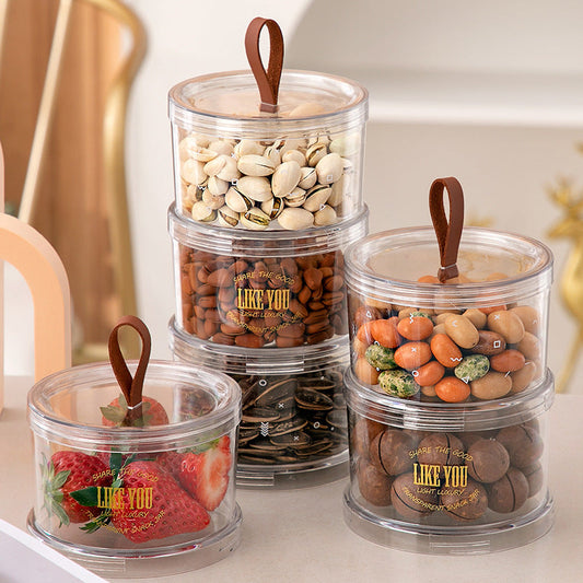 Stackable Transparent Jars