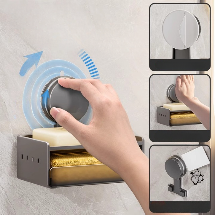 Suction Cup Soap Holder (Aluminum Alloy)