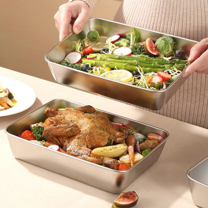 Multi-Purpose Steel Serving Tray