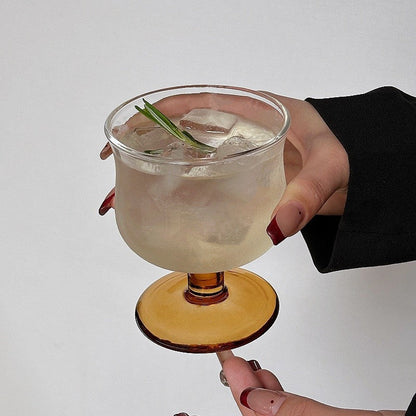 Vintage Wide-Mouth Glass