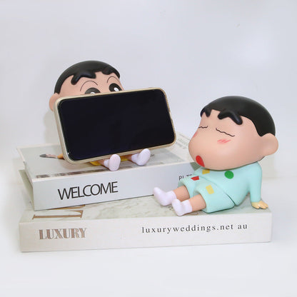 Shin-chan Keychain & Phone Buddy Holder( 2 Pcs Keychain+ 1 pc Phone holder )