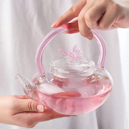 Elegant Pink Teapot
