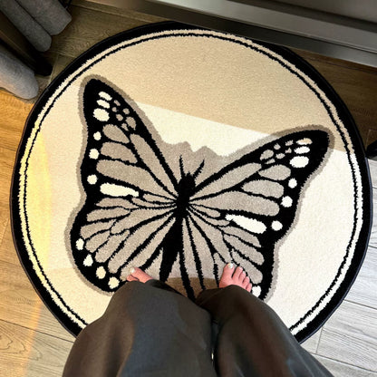 Butterfly Round Rug