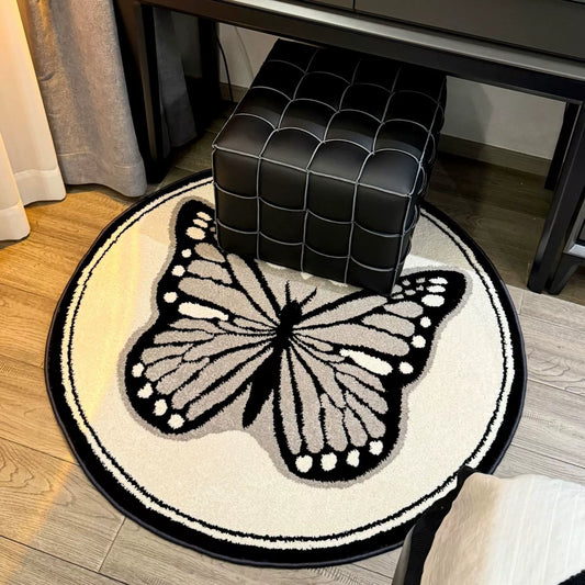 Butterfly Round Rug