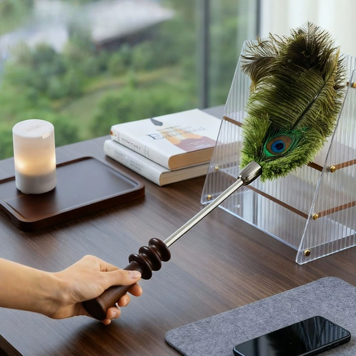 Peacock Feather Duster